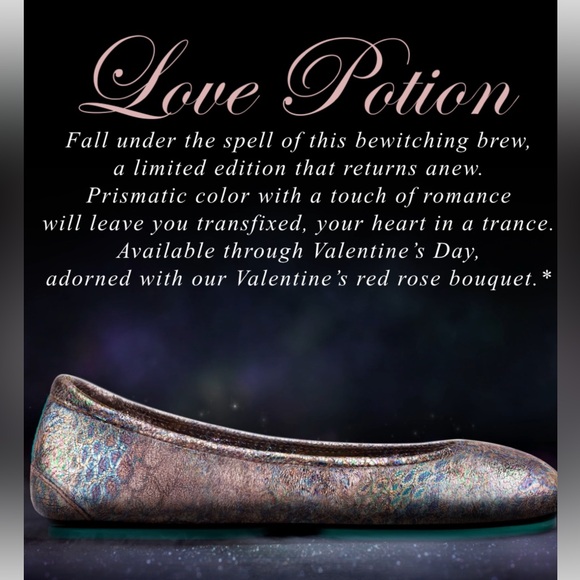 Tieks “Special Edition” LOVE POTION No longer available Orig $350.. $128 firm - Picture 8 of 11